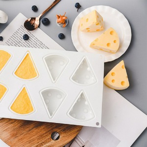 치즈 8구 실리콘 몰드 - 비누만들기,석고방향제 제작용